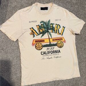 AMIRI Beige California Graphic Tee